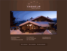 Tablet Screenshot of hotelvagneur.com